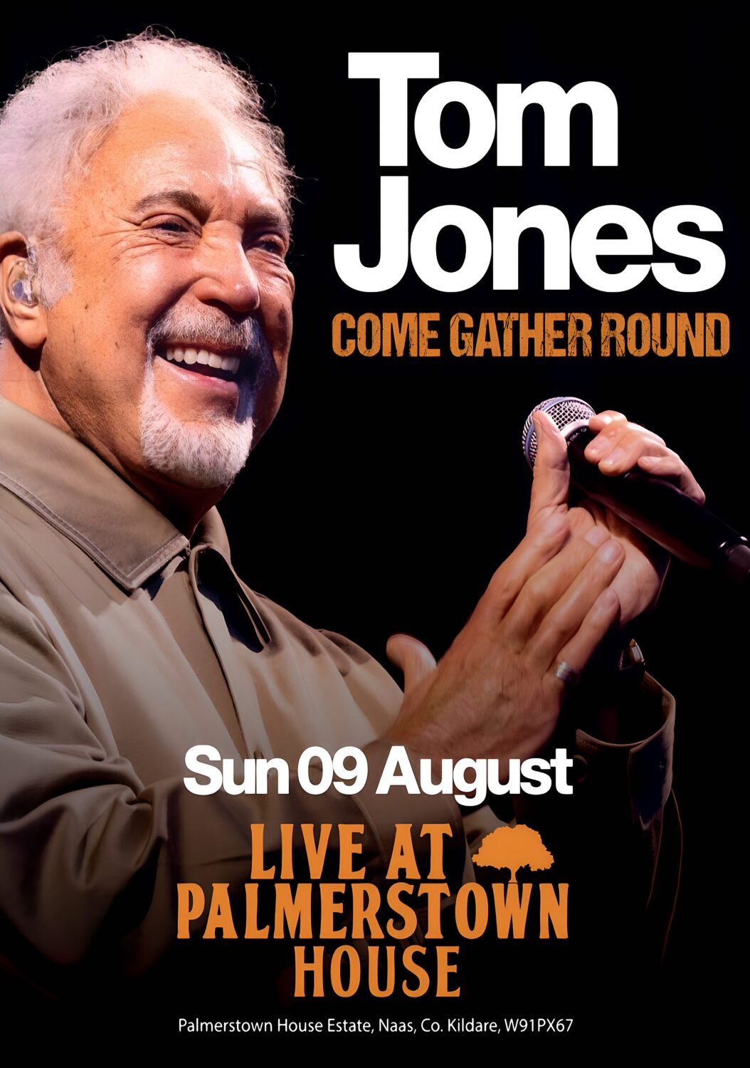 Tom Jones 2026 & 2027 tour poster